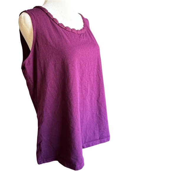 Sleeveless Burgundy T-Shirt Sz XL - Picture 2 of 14